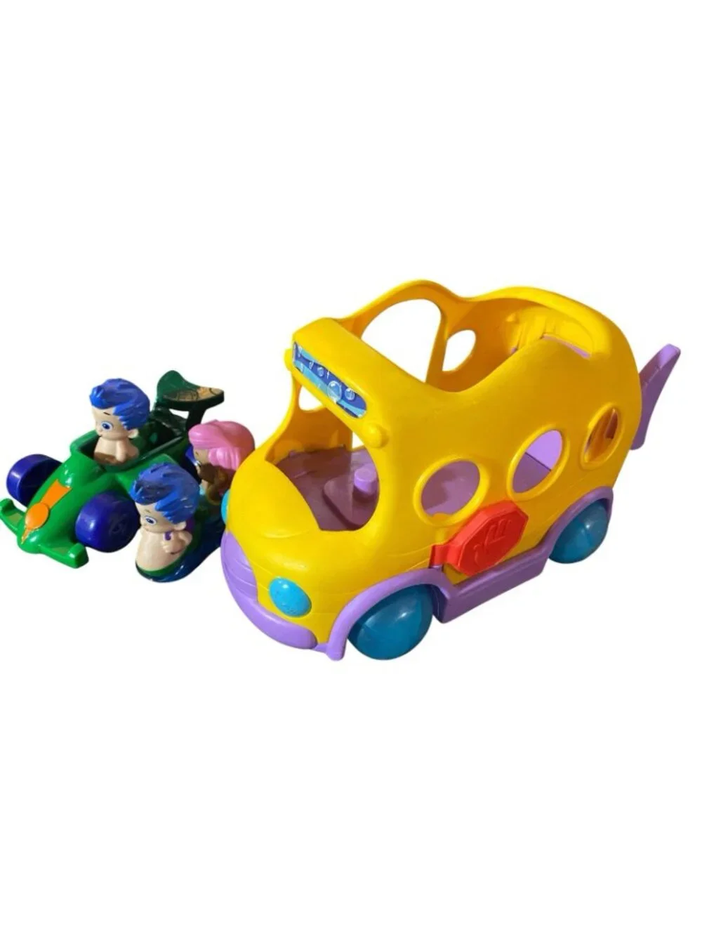 Bubble Guppies Swim-Sational School Bus Playset w/ Figures & Car Lot - Picture 2 of 3